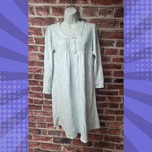 Miss Elaine Women’s Nightgown Day Dress Size Small 3/4 Sleeve